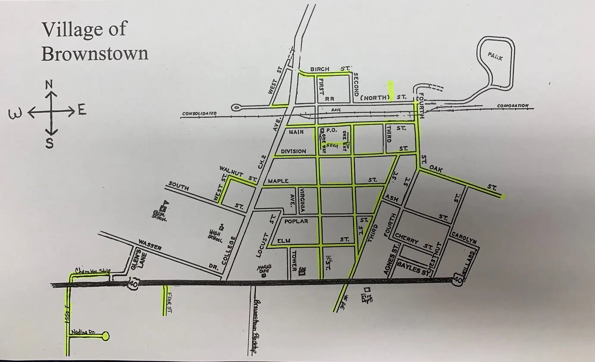 Village Of Brownstown Will Be Oiling Streets Monday, July 25th