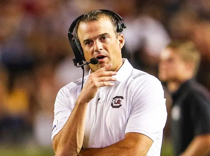 Press Row Interview (2/3) University of South Carolina head football