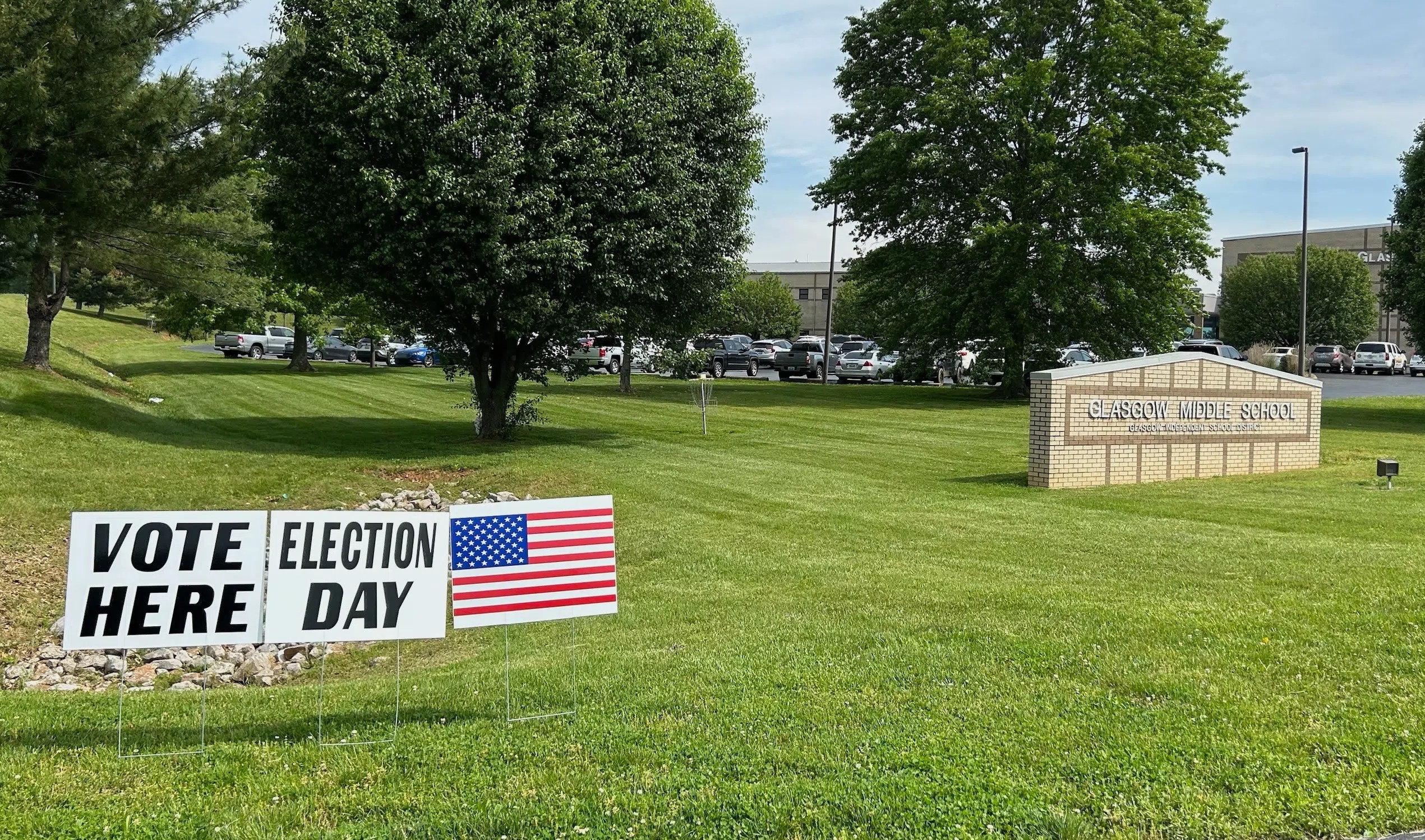 PHOTO Glasgow Middle school is one of nine voting locations in Barren