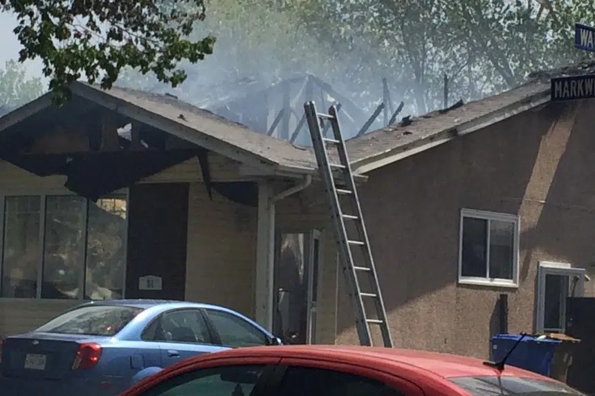 Regina duplex fire destroys roof, sends 2 to hospital 650 CKOM