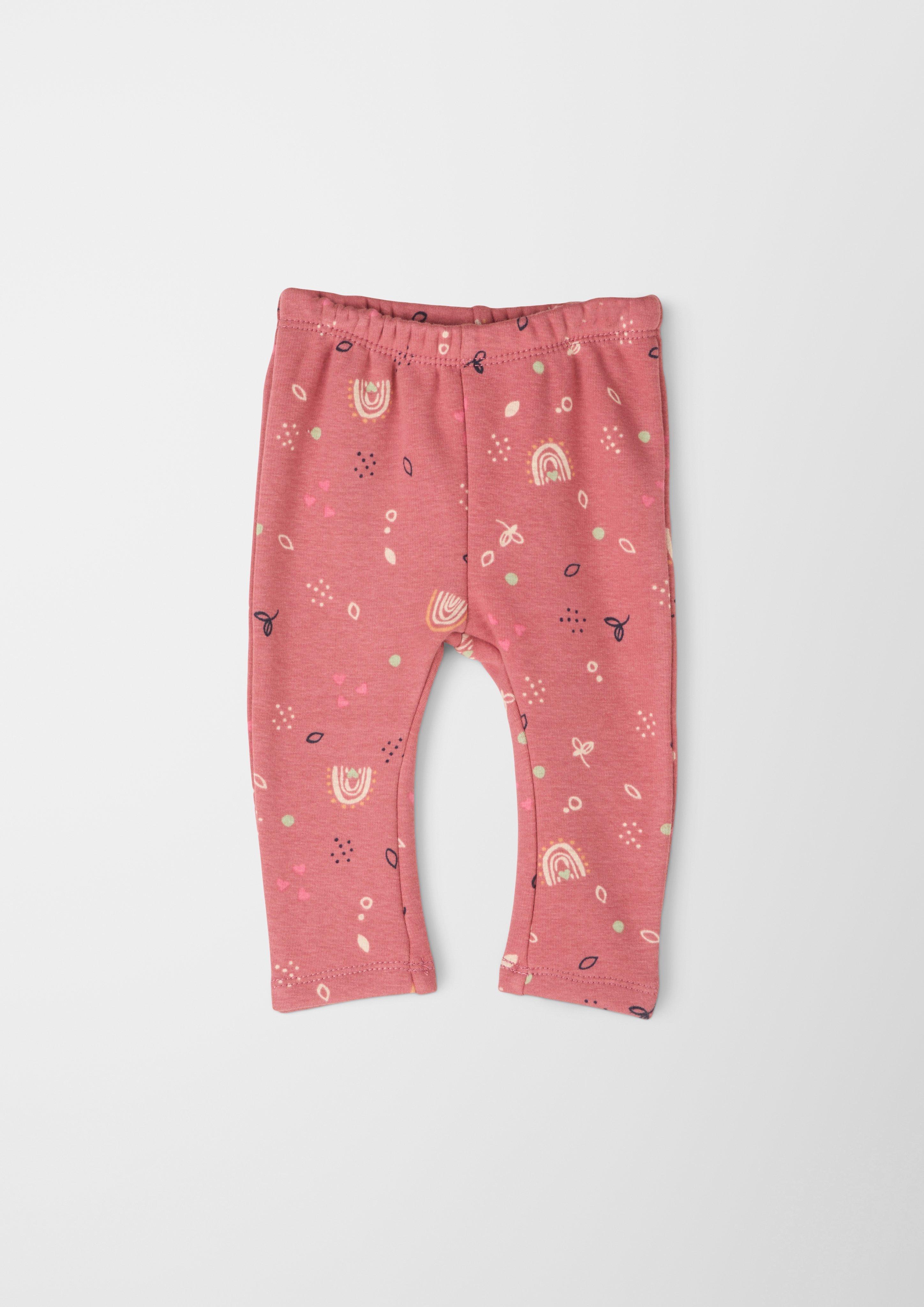 Thermal fleece leggings light red s.Oliver