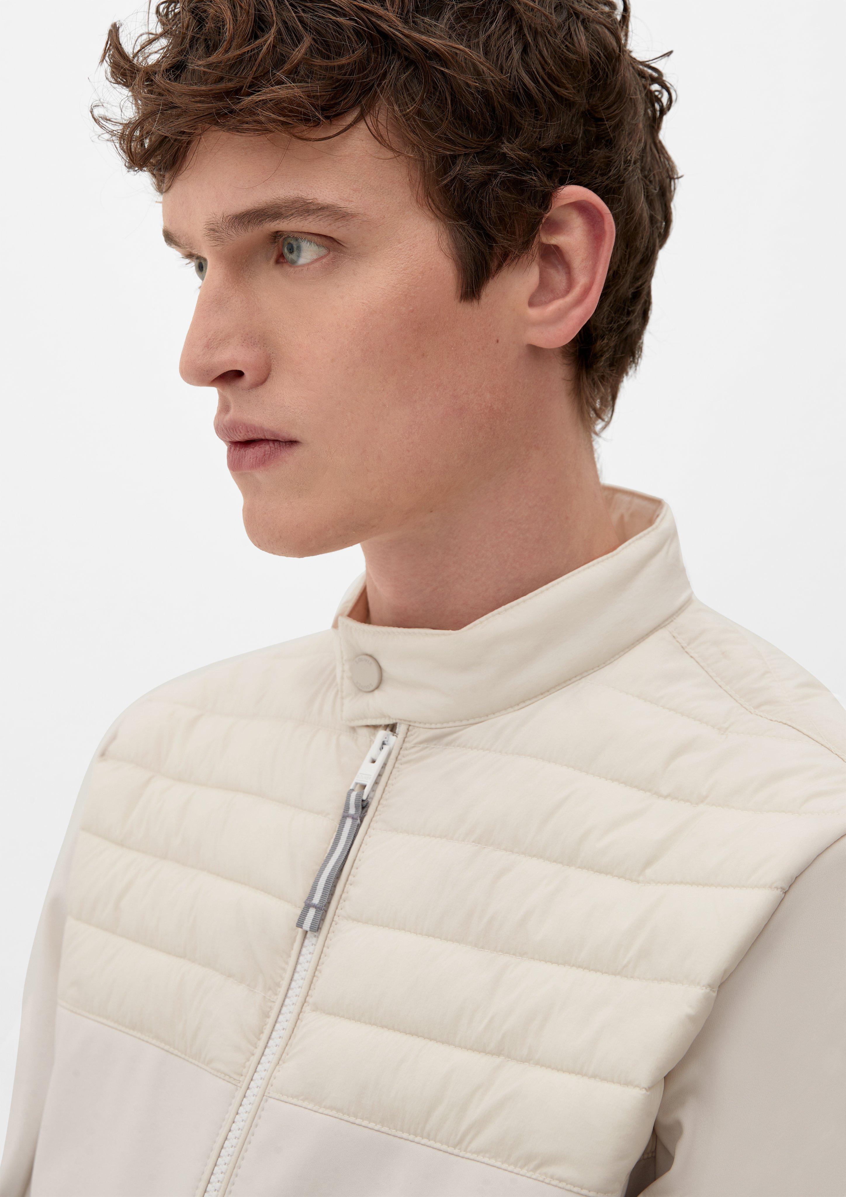 Jacket in a mix of materials offwhite s.Oliver
