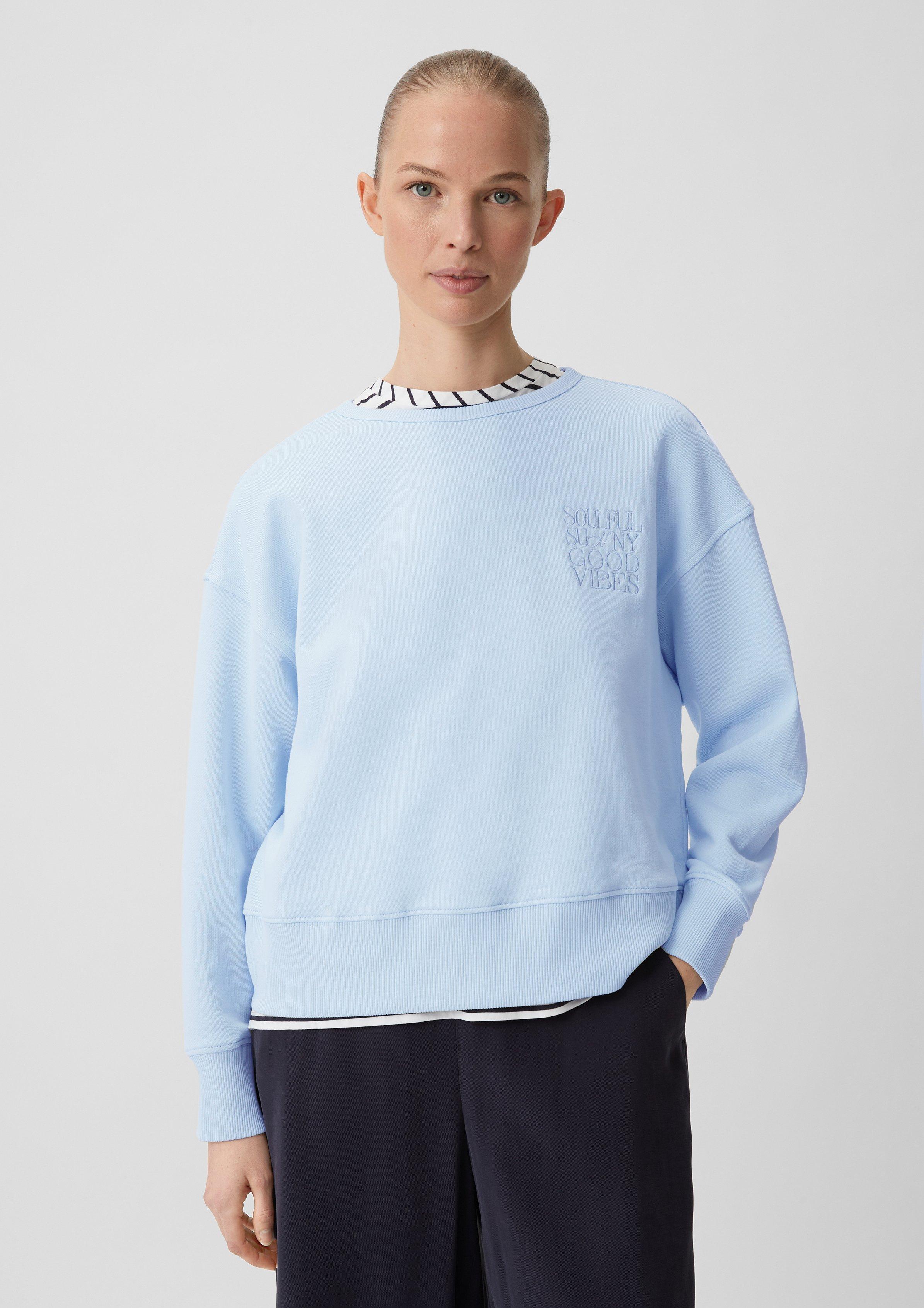 Sweatshirt light blue Comma