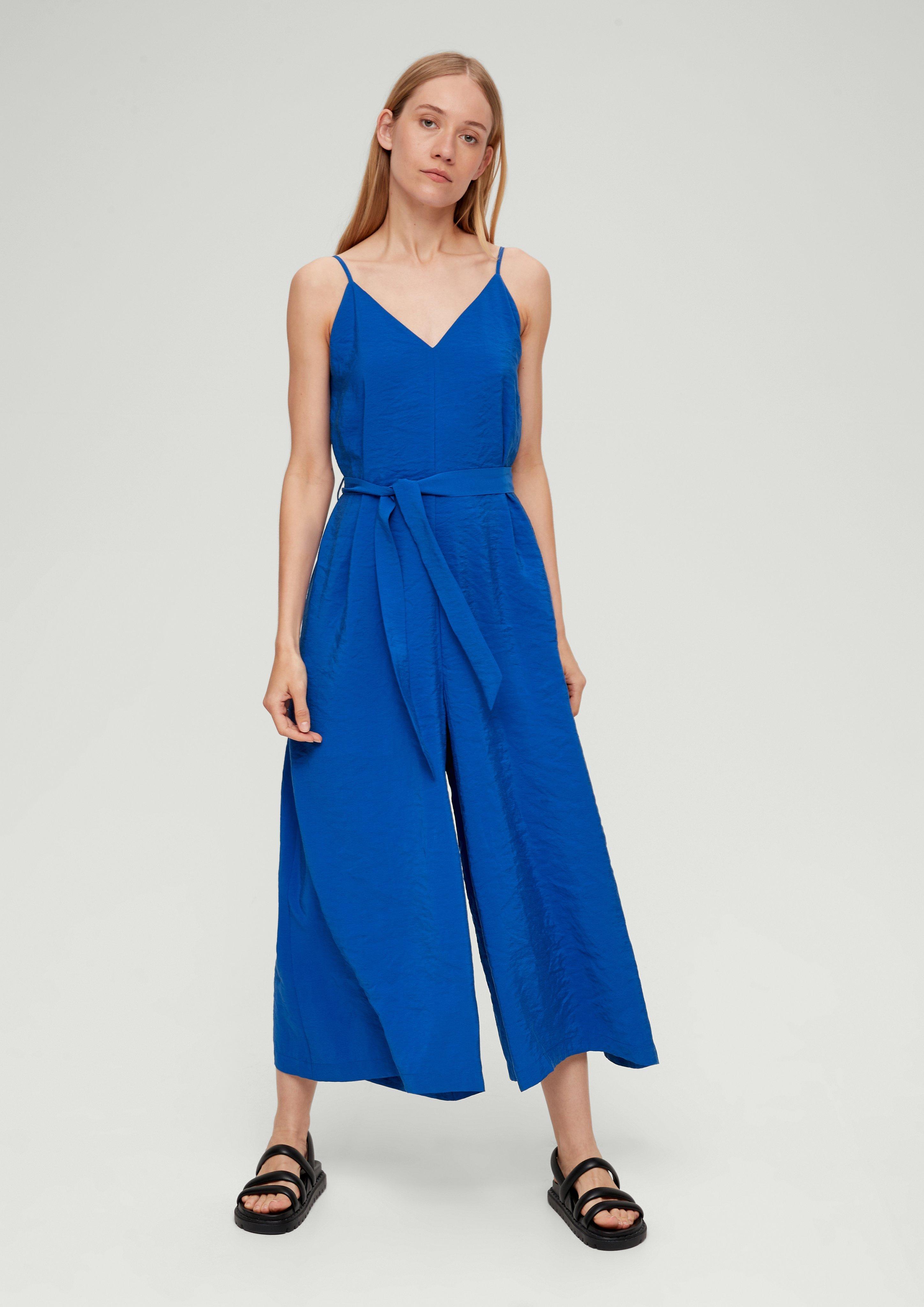 Jumpsuit made of blended modal royal blue s.Oliver