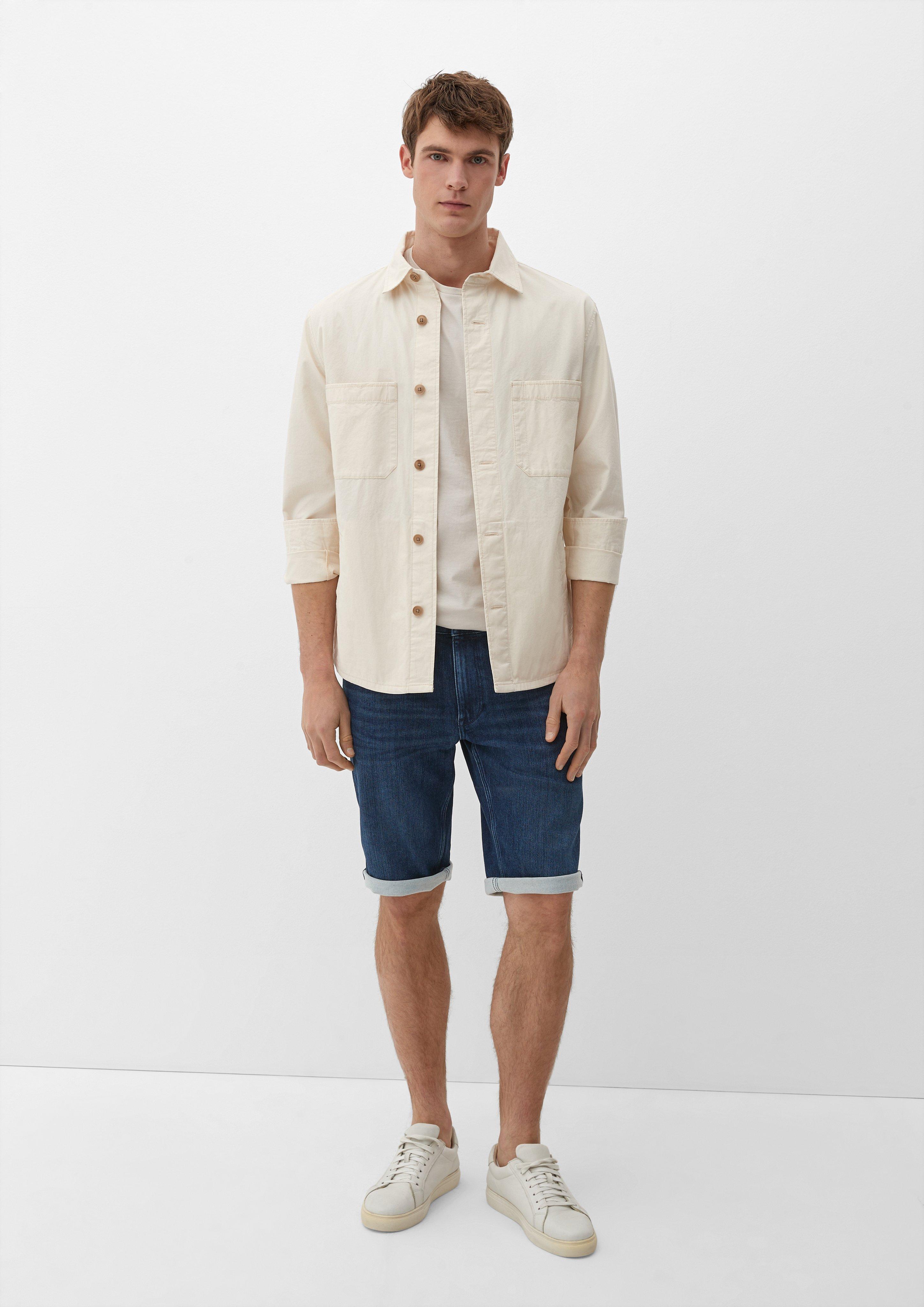 JeansShorts / Regular Fit / Mid Rise / Straight Leg dunkelblau s