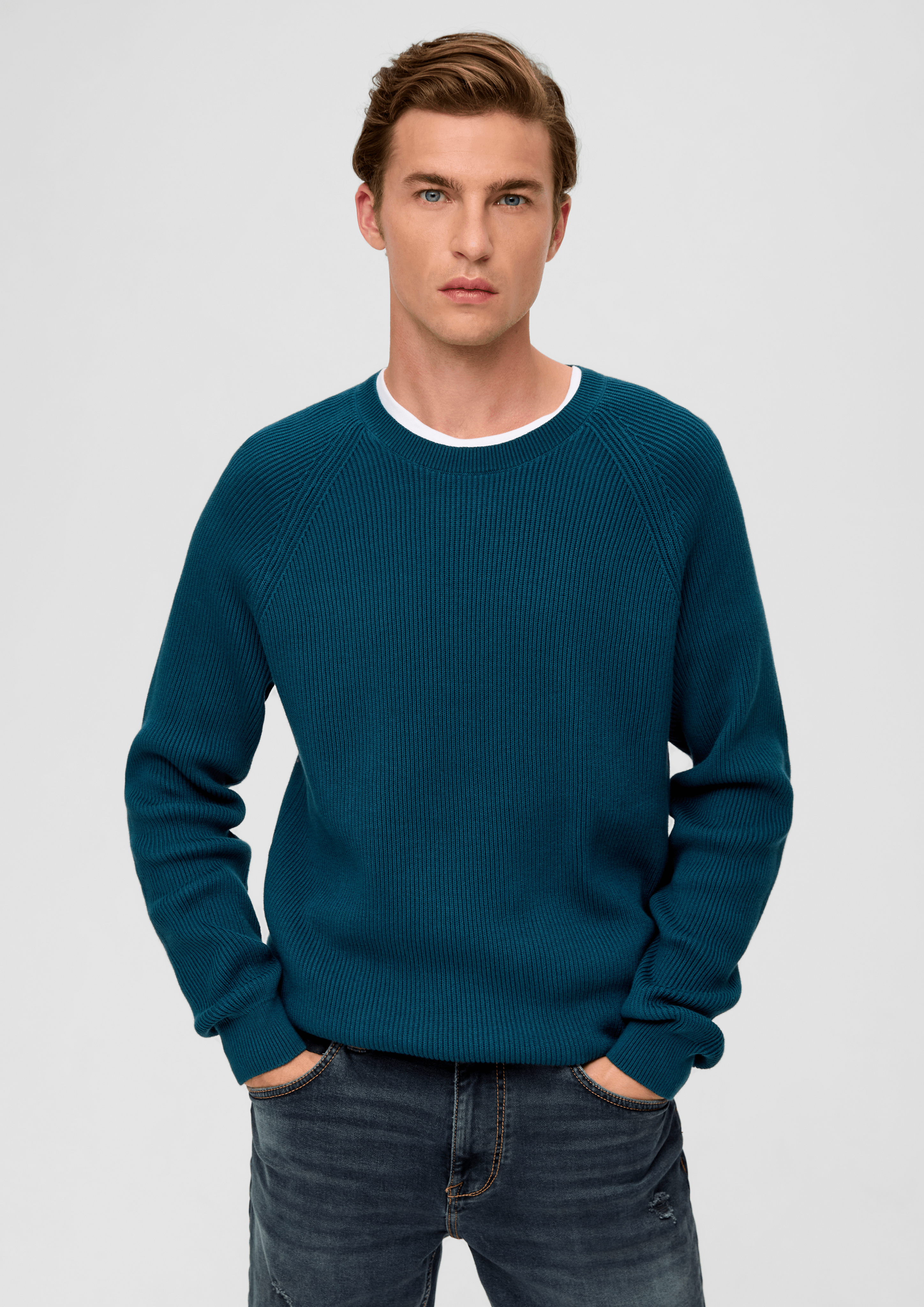 s.Oliver Fine knit cotton jumper