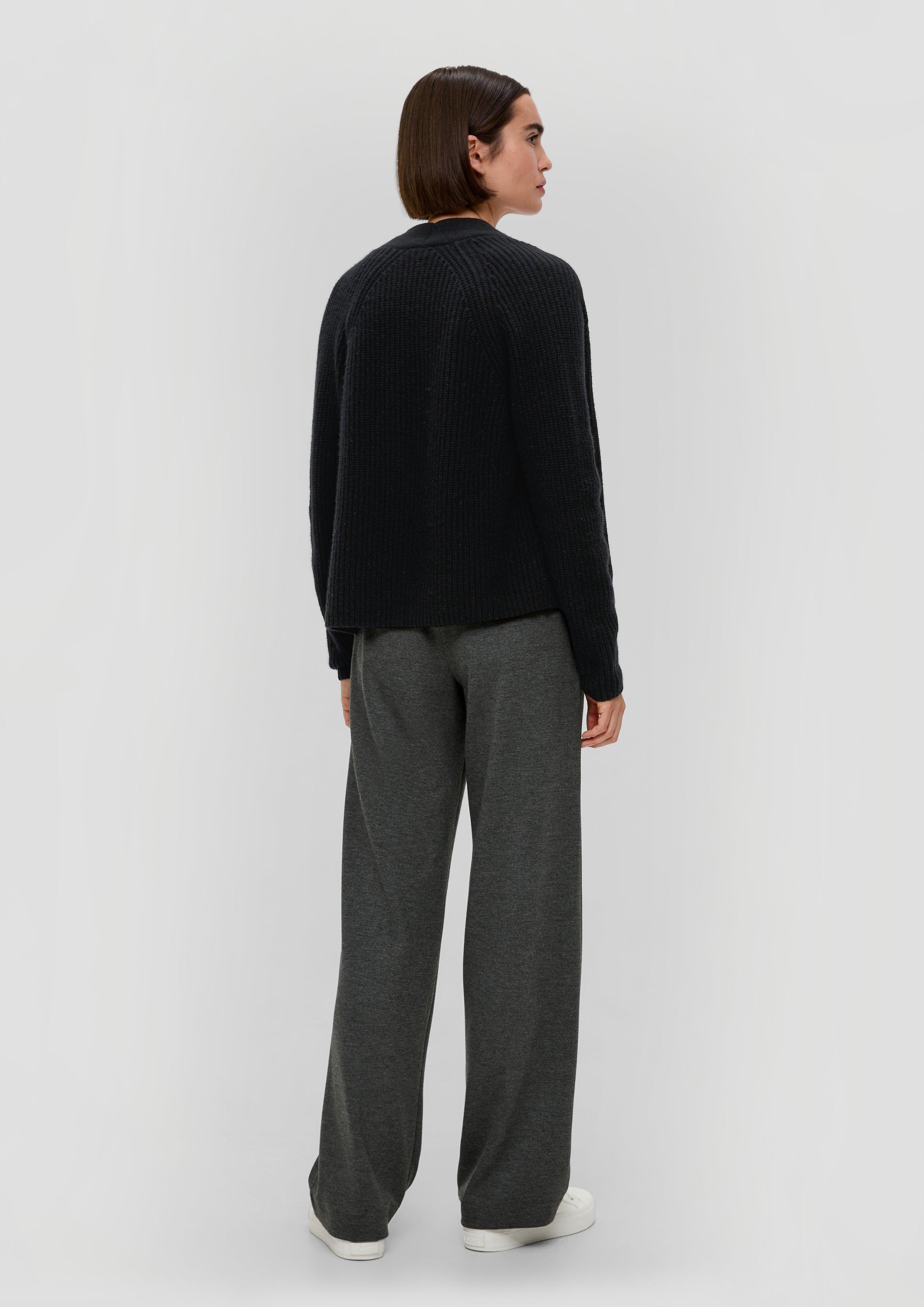 Cardigan court en laine mélangée naturel s.Oliver