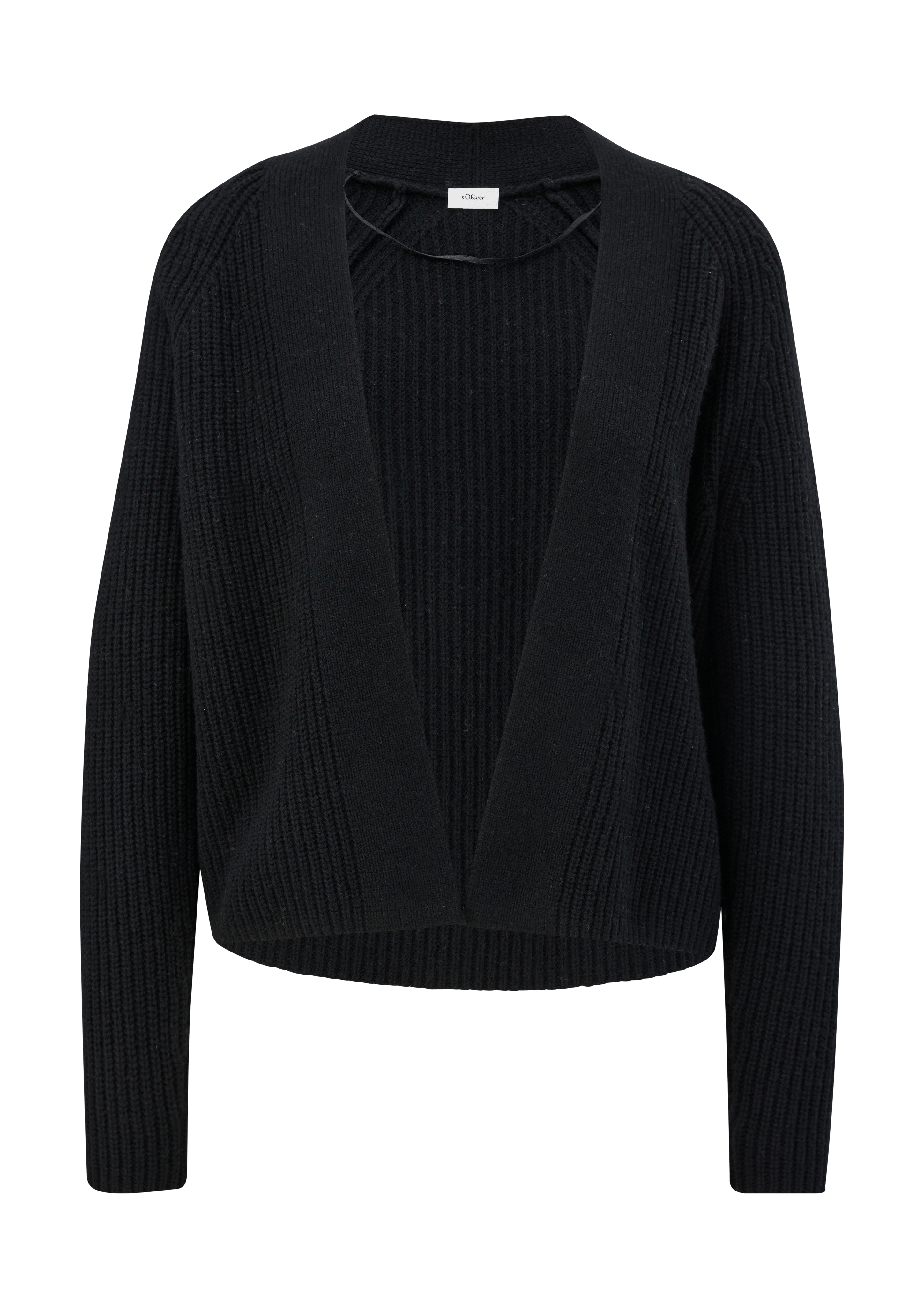 Cardigan court en laine mélangée naturel s.Oliver