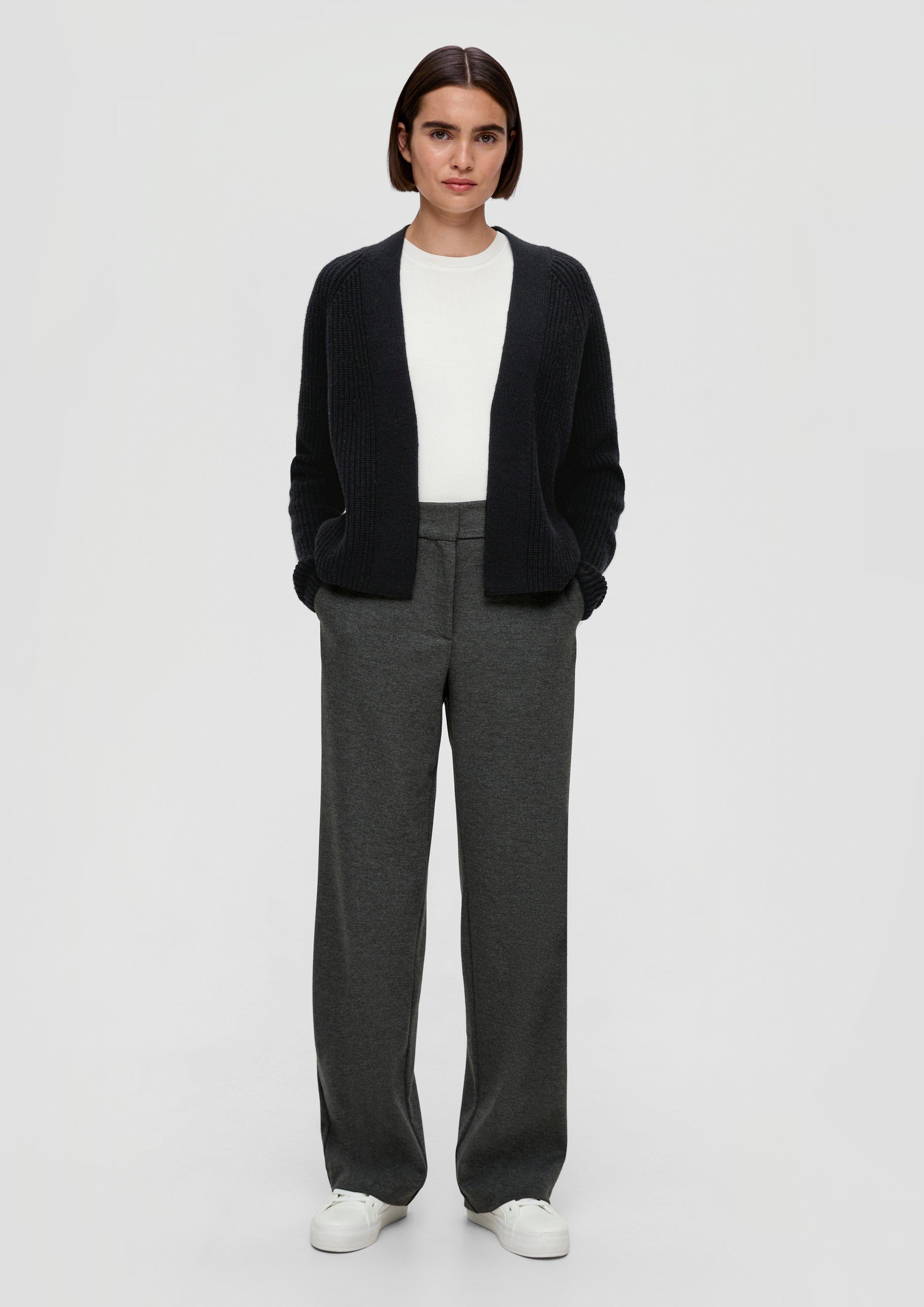 Cardigan court en laine mélangée naturel s.Oliver