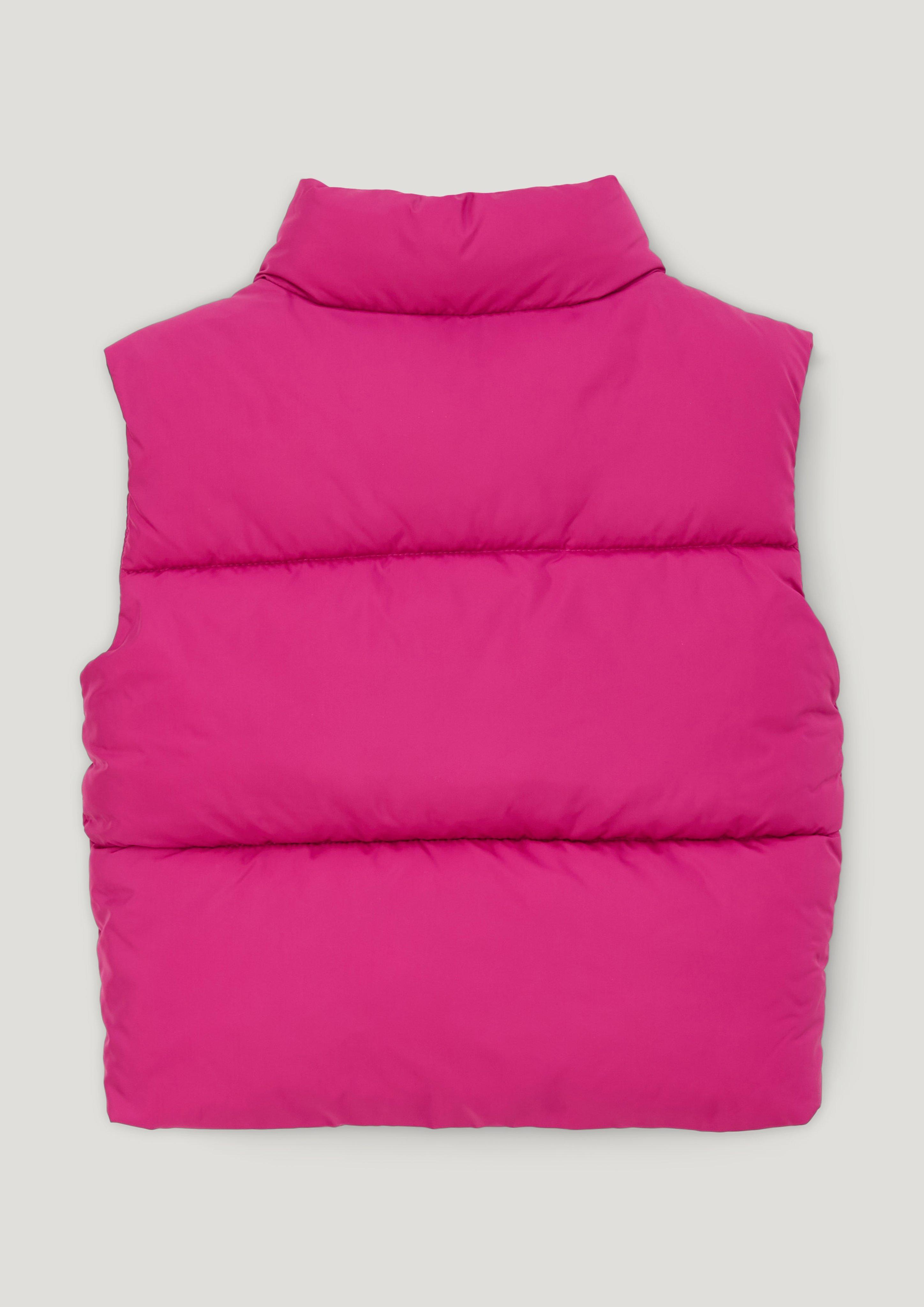 Reversible body warmer with quilting pink s.Oliver