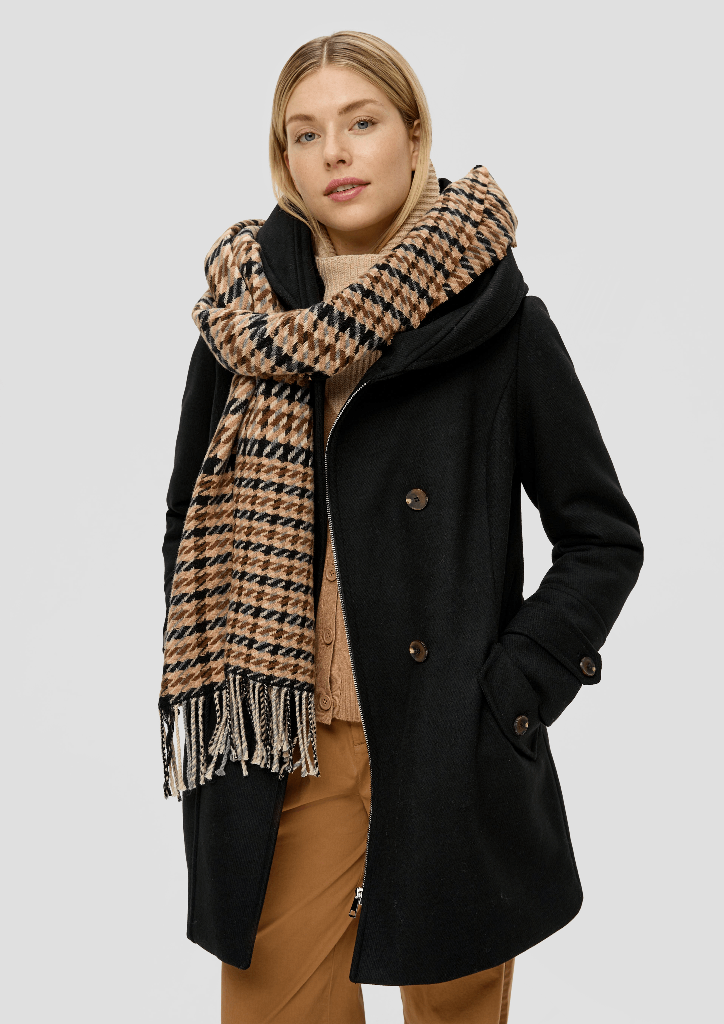 Wool blend coat navy s.Oliver