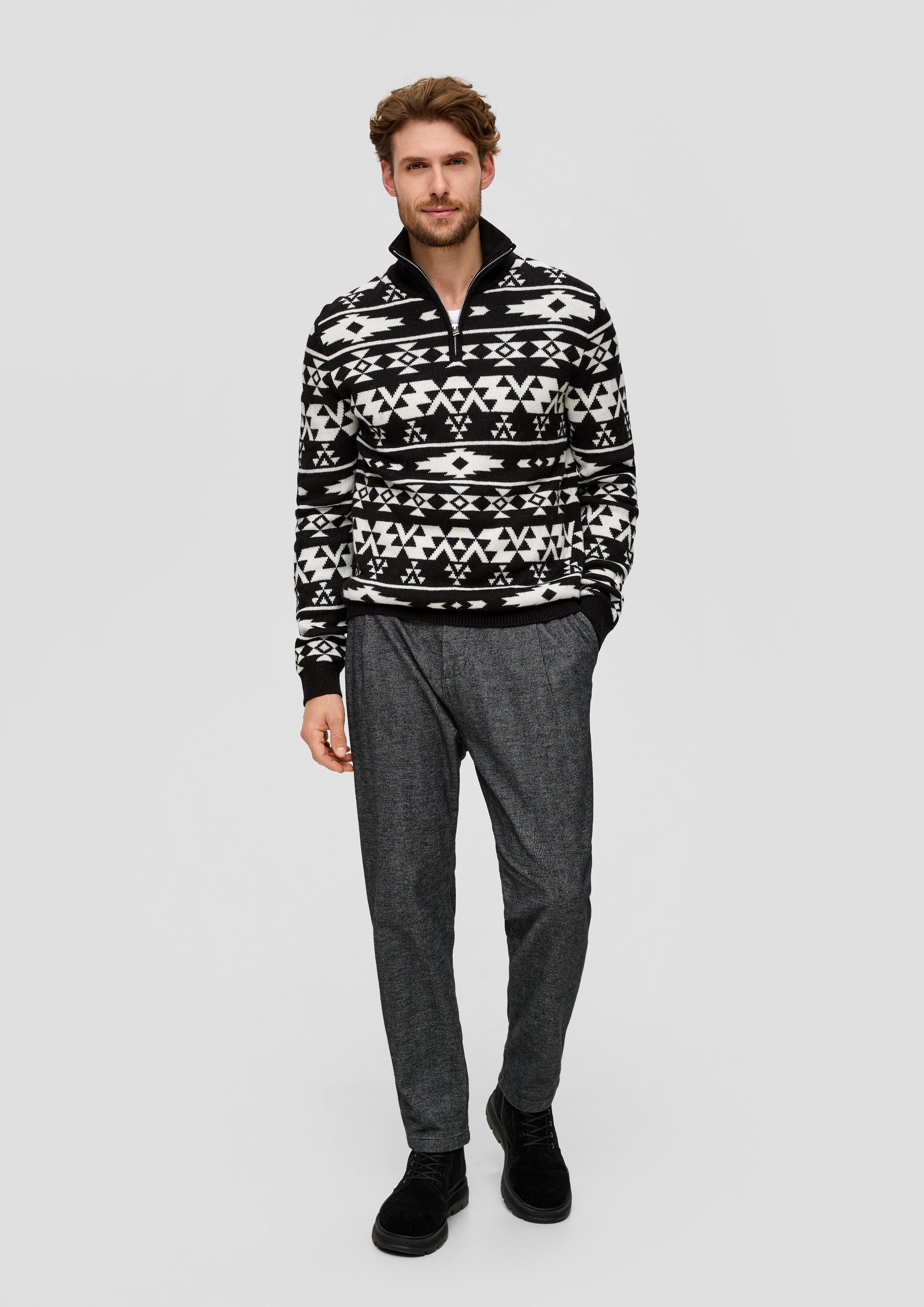 Detroit Hose mit Tapered Leg dunkelgrau s.Oliver