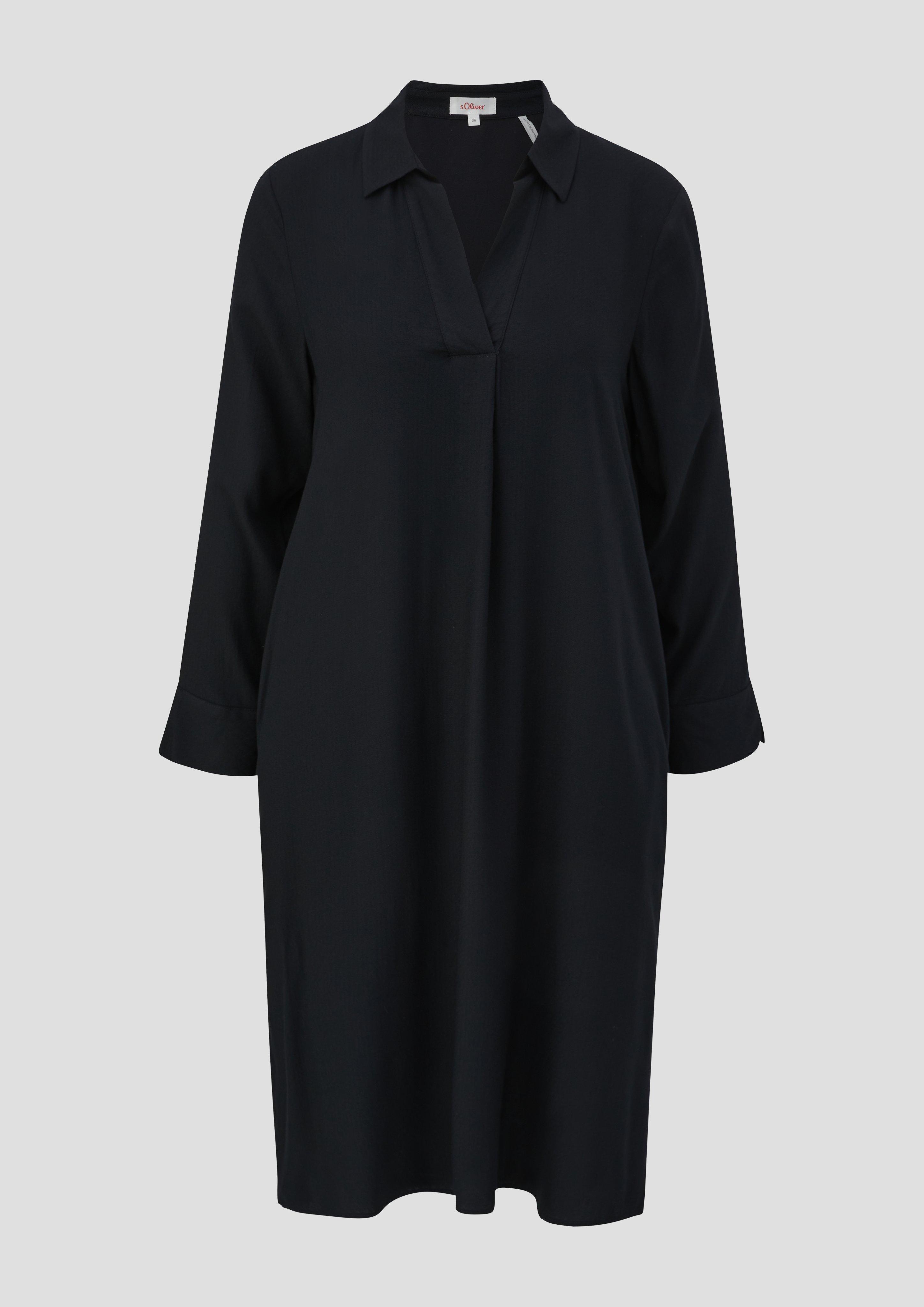 Viscose tunic dress black s.Oliver