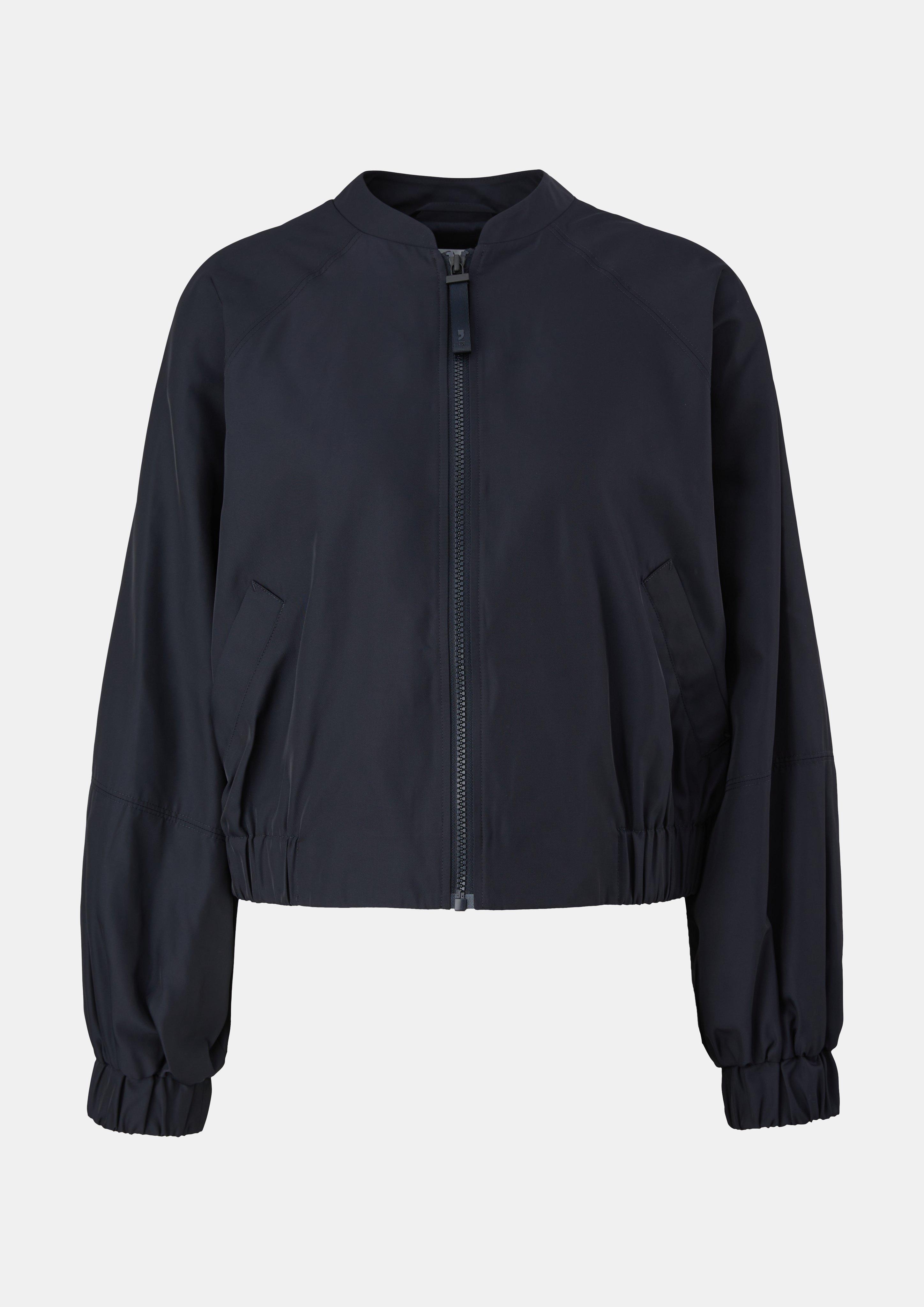 Cropped bomber jacket navy Comma