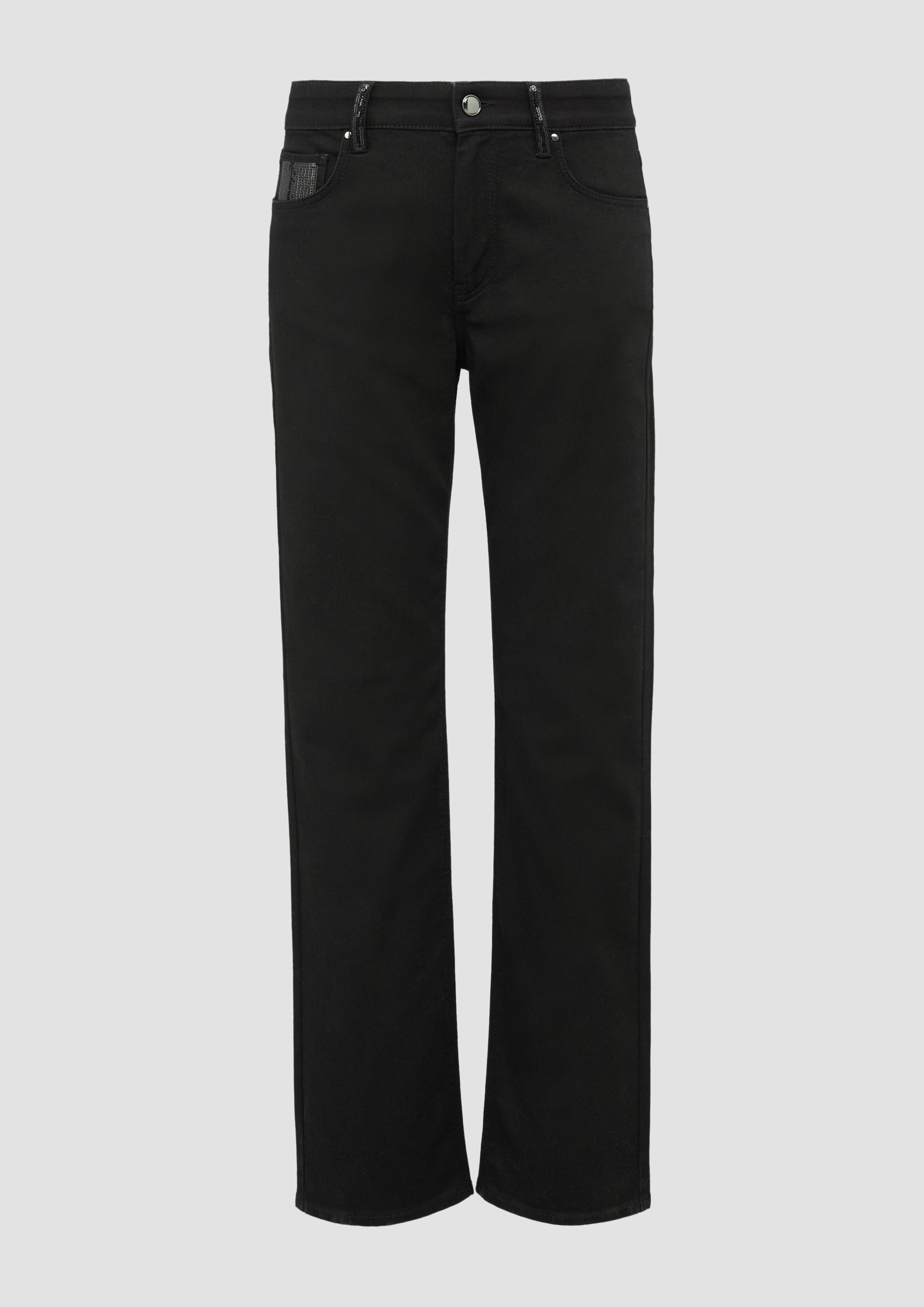 Pantalon en jean noir s.Oliver