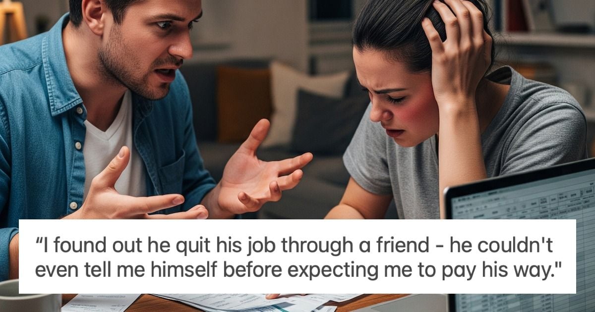 'AITA for refusing to pay my boyfriend's portion of rent after he quit