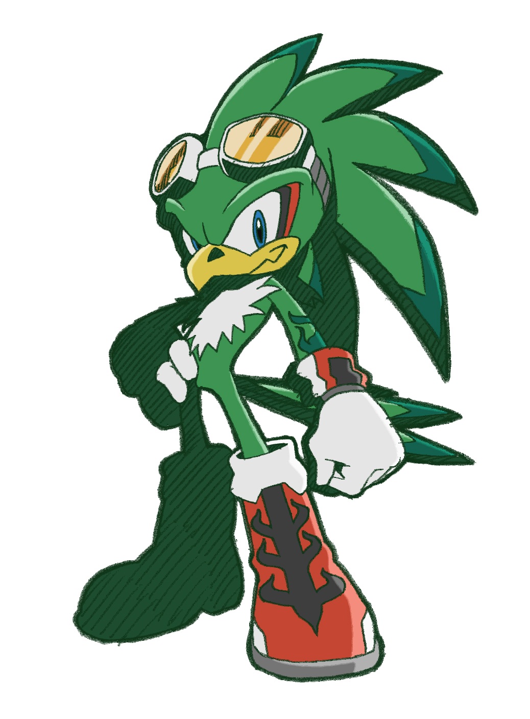 Jet Sonic Riders Babylon Rogues Gallery Sonic SCANF
