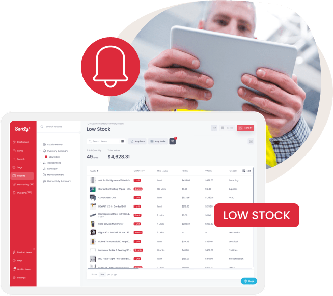 Inventory Alerts Sortly