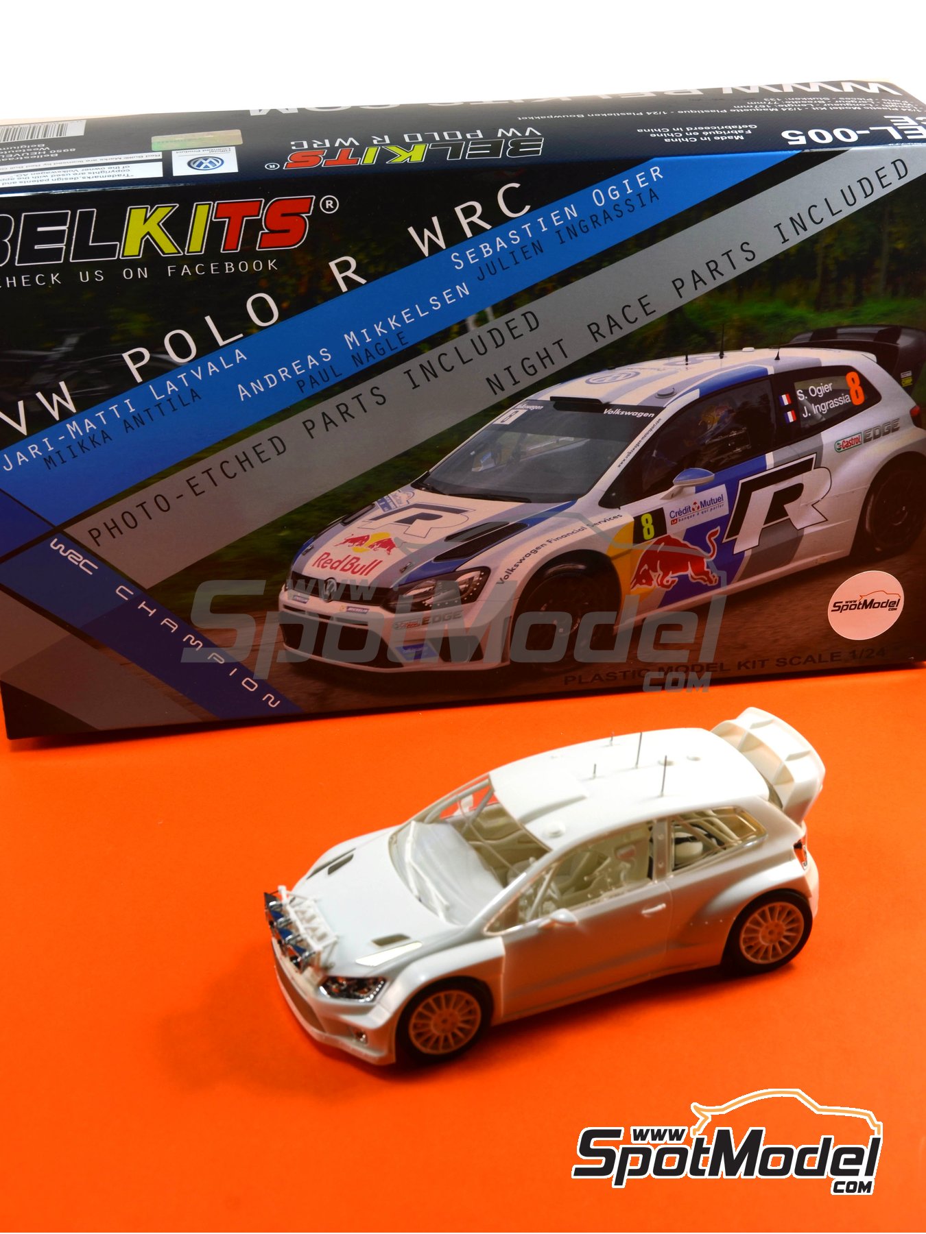 Belkits Maqueta para montar de coche escala 1/24 Volkswagen Polo R