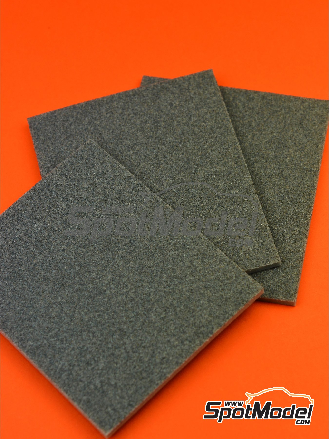 SpotModel Sandpaper Fine grade sanding sponge (400 grit) 3 units (ref