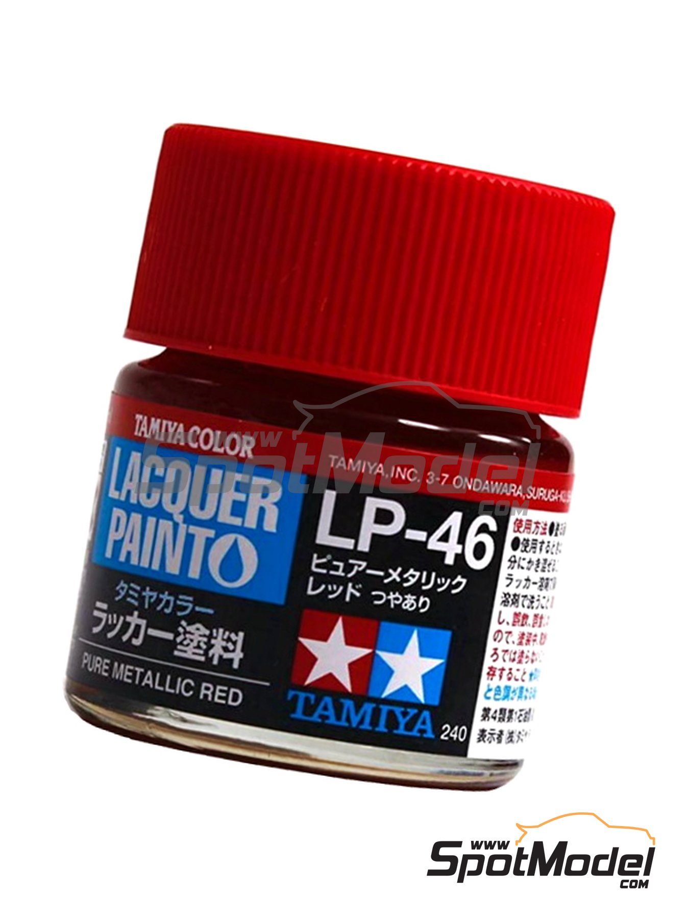 Tamiya 82146 Lacquer paint Pure metallic red LP46 1 x 10ml (ref. LP