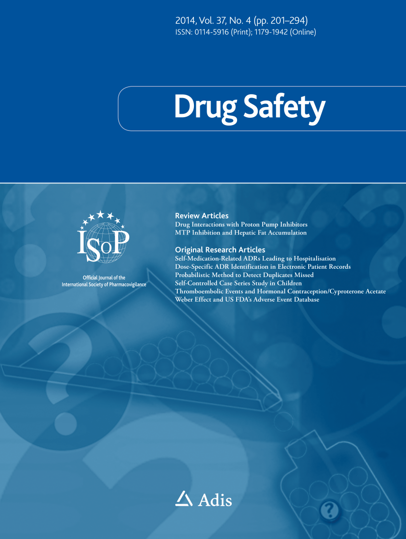 The Reporting of a Disproportionality Analysis for Drug Safety Signal