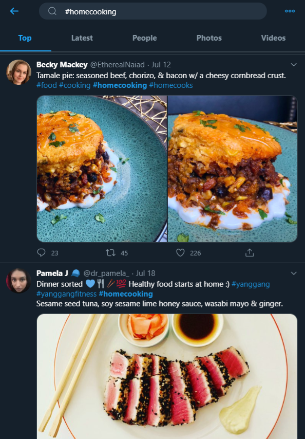 Twitter Hashtag Examples