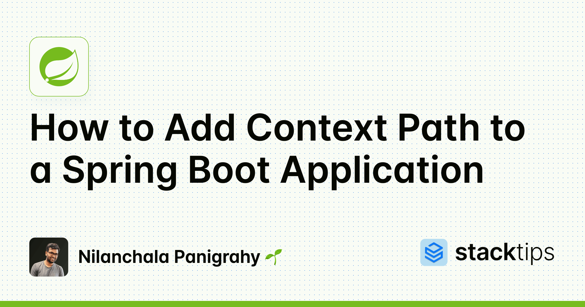 How to Add Context Path to a Spring Boot Application StackTips
