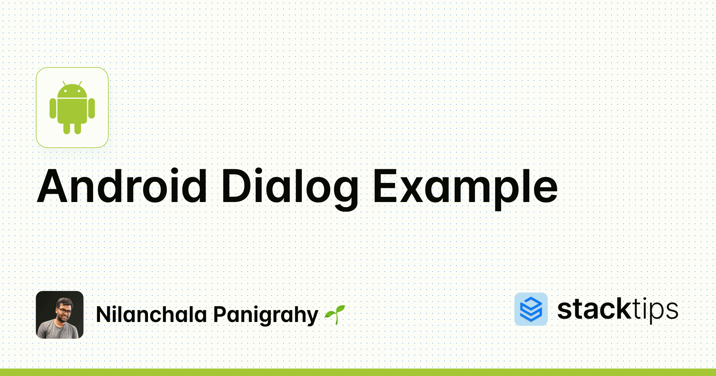 Android Dialog Example StackTips