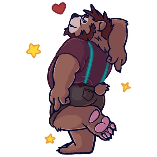 The BEAR @stickersb2b — Telegram Stickers Pack