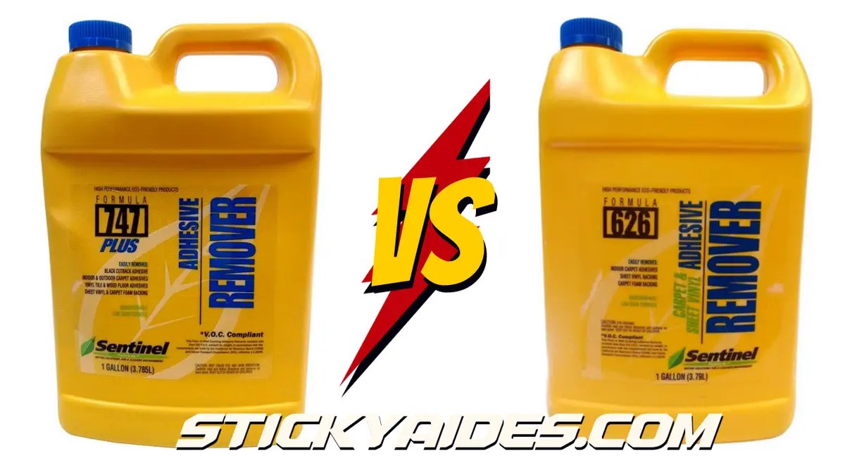 Sentinel 626 Vs 747 GluedDown Carpet, Vinyl Tile Adhesive Remover