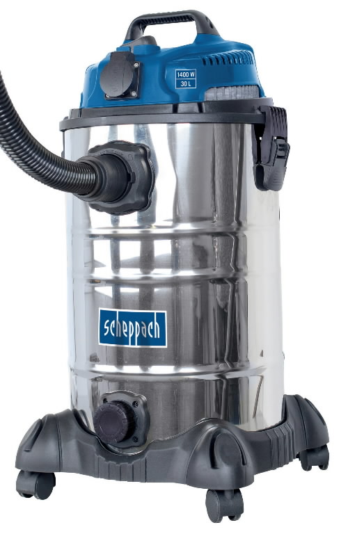 Wet & dry vacuum cleaner ASP 30ES, blower function, Scheppach