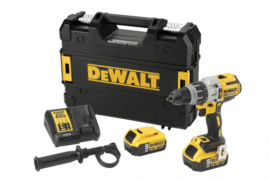 Cordless impact drill DCD996P2, brushless, 18V / 5,0Ah, DeWalt