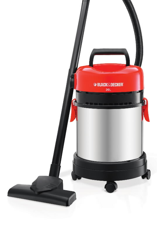 All purpose vacuum cleaner WBV1405P / 1400W / 20L, Black+Decker