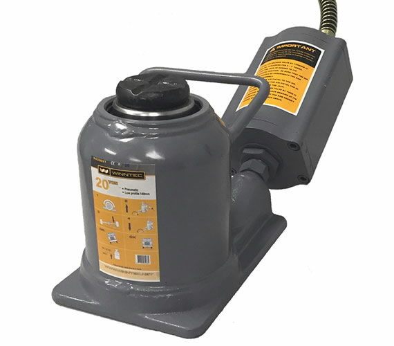 Pneumatic low profile bottle jack 20T, , Winntec Jacks