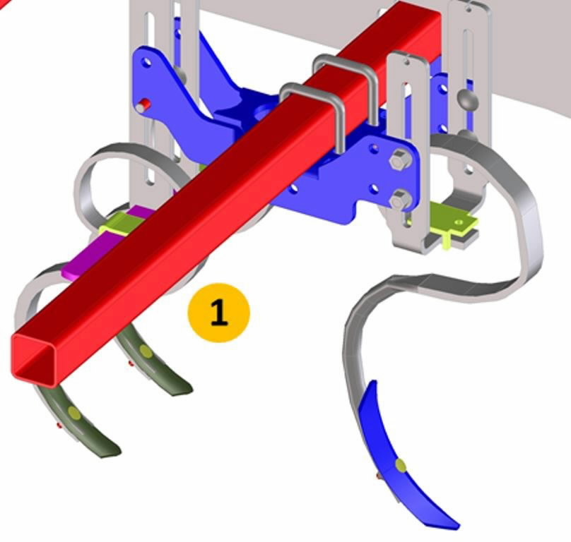 single row shaper GH4 ECO, Grimme Vaheltharimiskultivaatorid