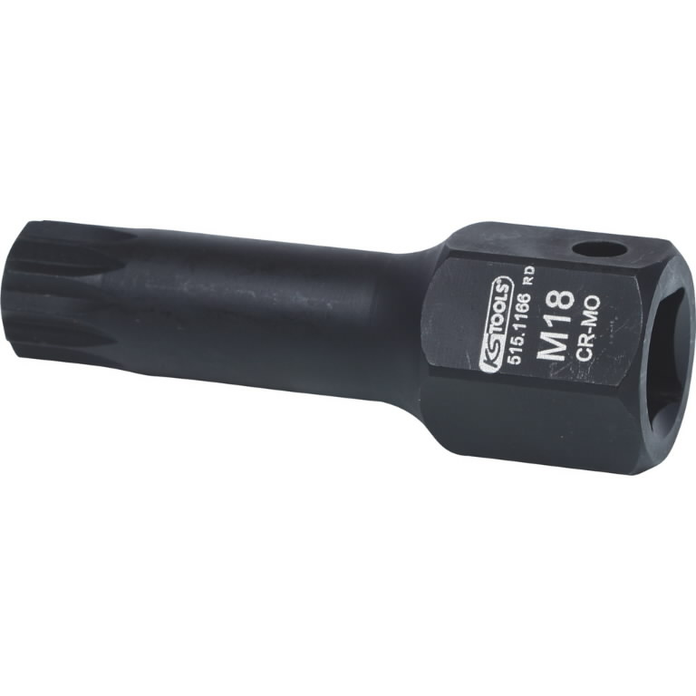 Smūginė galva 1/2 XZN M18, 78mm TORX ilga, KS Tools 1/2" sukamosios