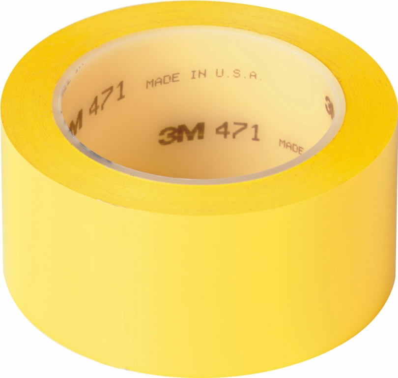 3M Vinyl Tape 471 Yellow 50mm x 33m, 3M