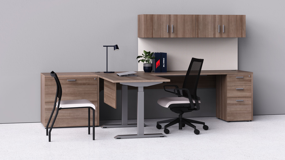 AffordablyPriced Height Adjustable Desk Sets for the Private Office