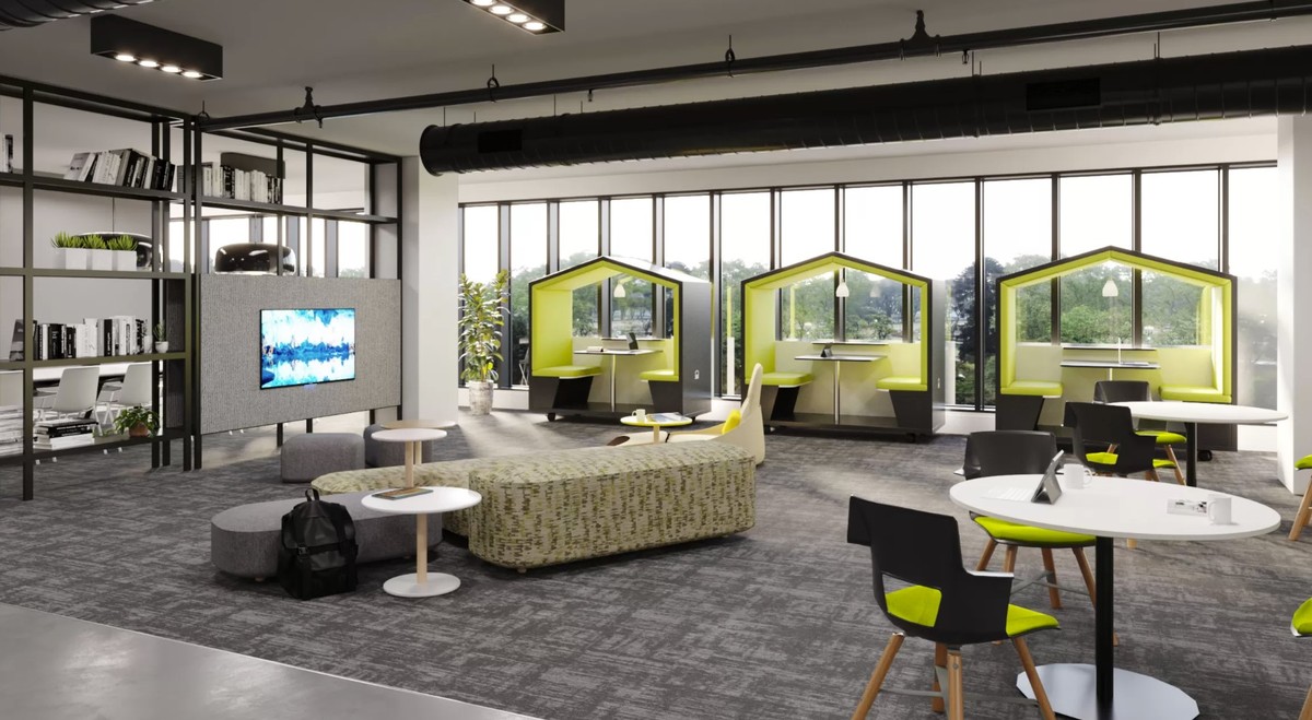 Mobile Privacy Pods Hybrid Office Model StrongProject Strong Project(05)