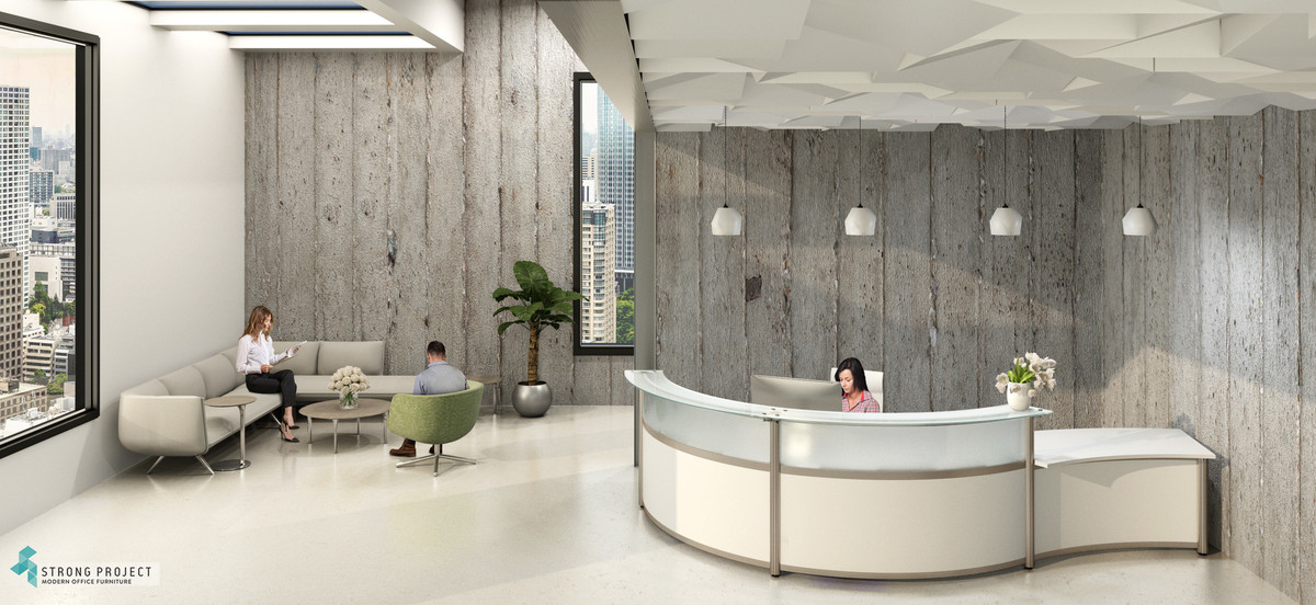 Actualizar 99+ imagen modern office reception desk Abzlocal.mx