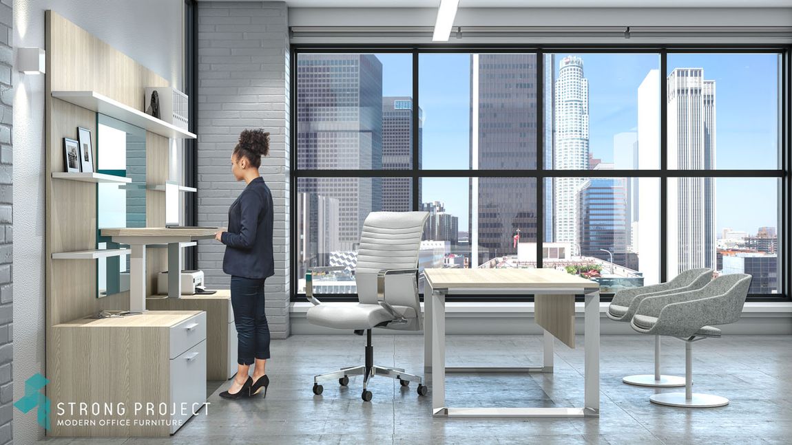 Custom Office Furniture Strong Project
