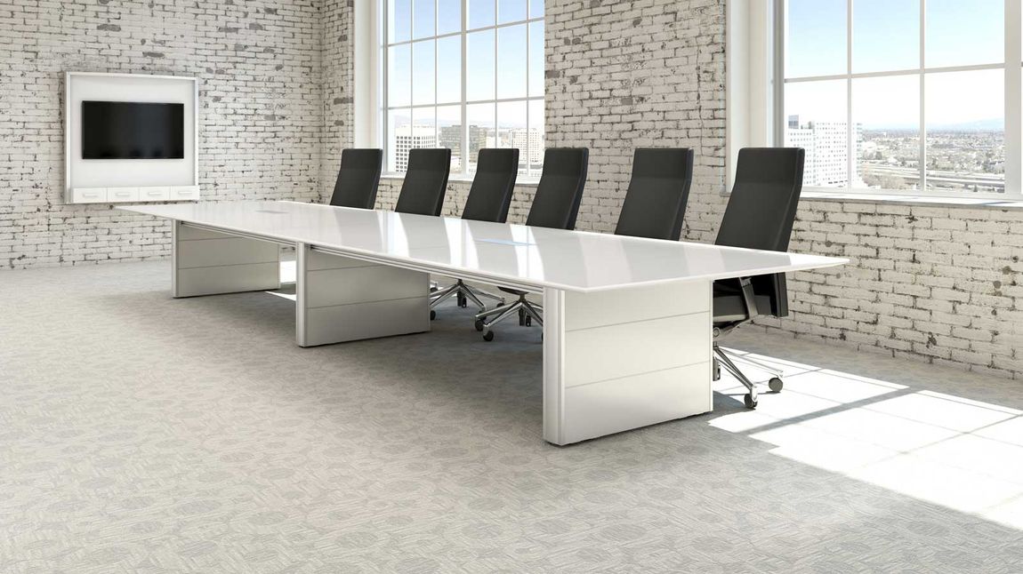 White Conference Tables Strong Project