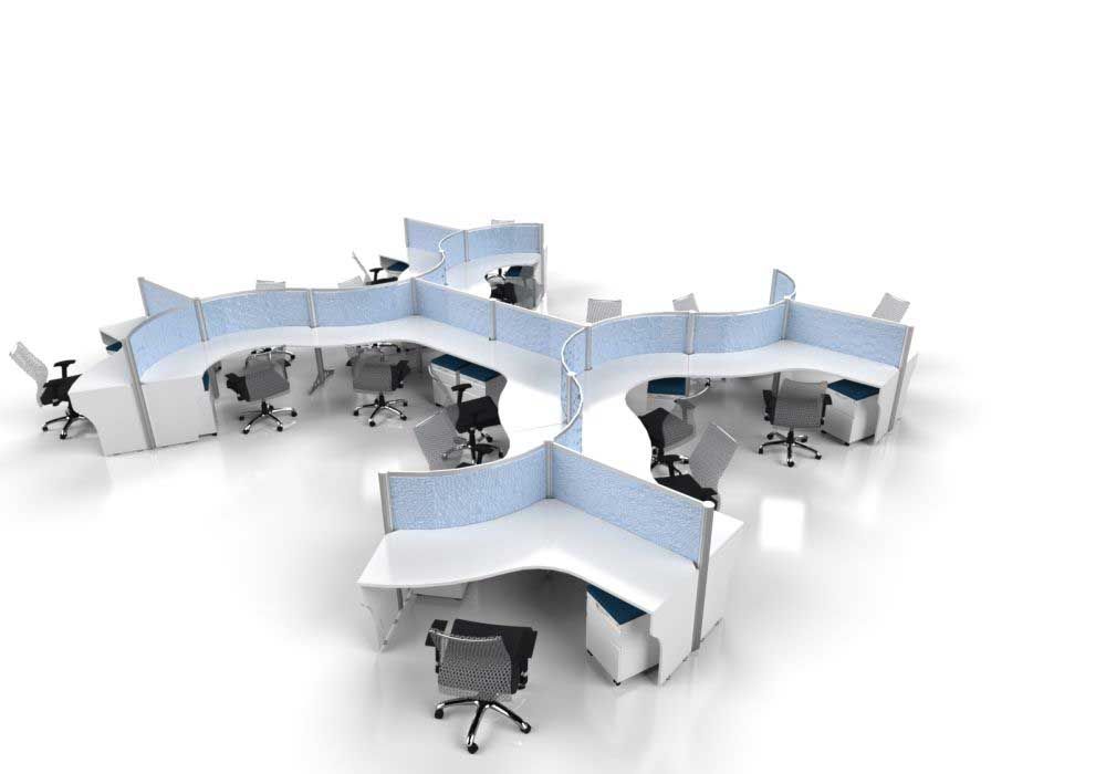 Ultra Modern Custom Office Furniture Strong Project