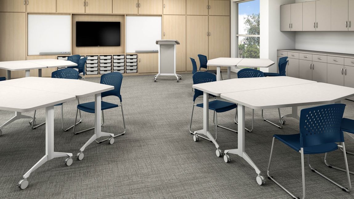 Training Room Tables with Wheels Strong Project