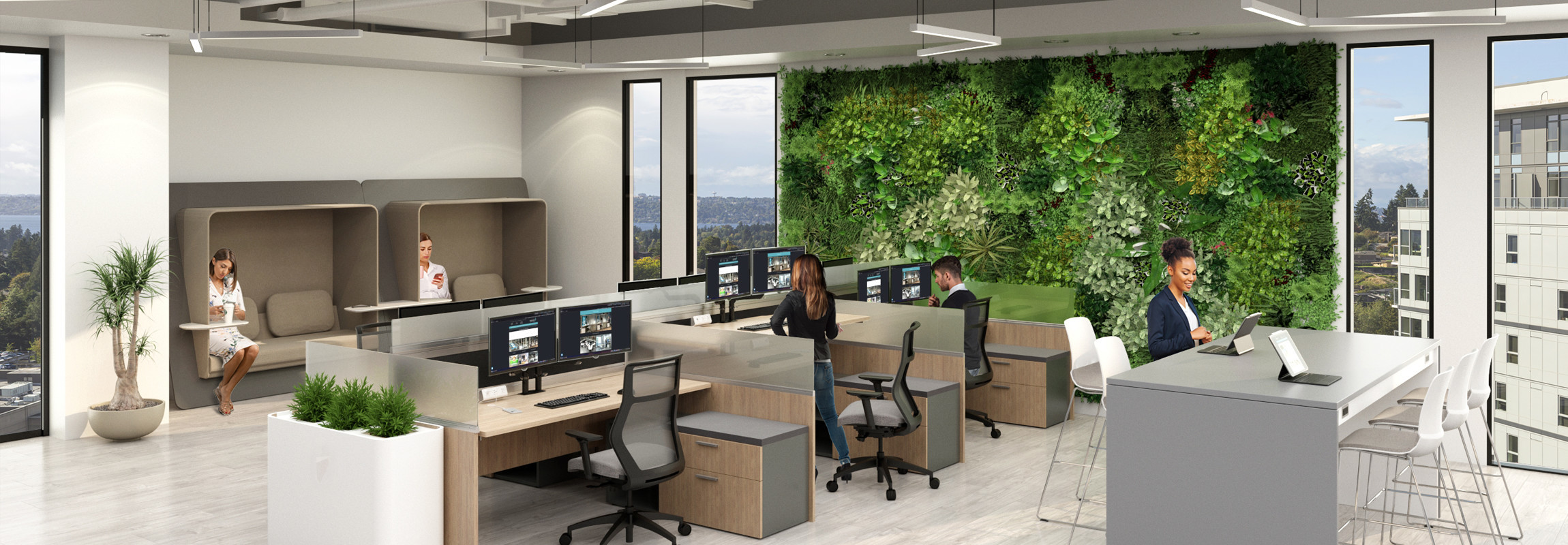 Modern Commercial Office Furniture StrongProject