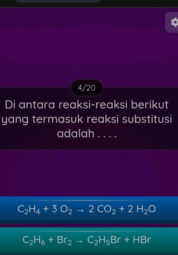 4 20 Di antara reaksi reaksi berikut yang StudyX