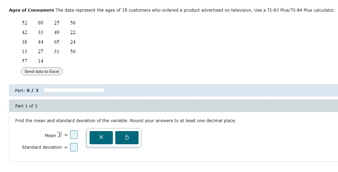 Ages of Consumers The data represent the ages StudyX