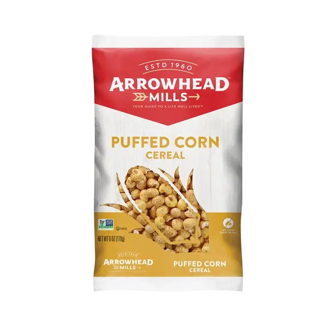 Arrowhead Mills Natural Puffed Corn Cereal 6 oz (170 grams) Pkg Swanson®