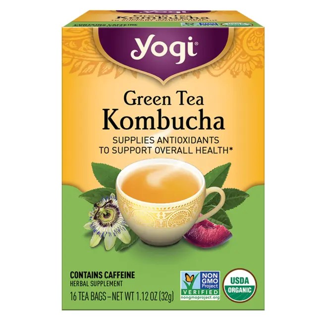 Yogi Tea Green Tea Kombucha 16 Bag(s) Swanson Health Products